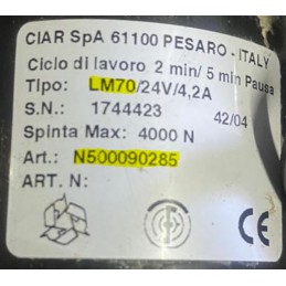 CIAR attuatore LM70:...