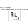 KIT ROLLER, carrello per meccanismi lift M1 o M2, montabile anche dopo sulla poltrona finita